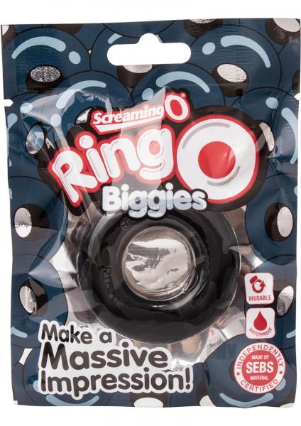 Screaming O Ringo Biggies Black Thick Cock Ring