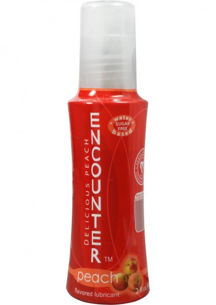 Delicious Encounter Flavored Lubricant Peach 2 Ounce