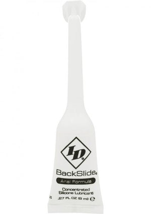 Id Backslide Anal Formula Silicone Based Disposable Tubes .27 Ounce 4 Each Per Pack