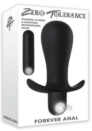 Forever Anal Butt Plug Black
