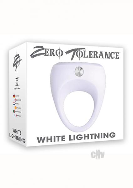 White Lightning Vibrating Cock Ring