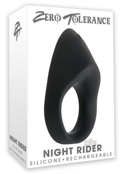 Night Rider Vibrating Cock Ring Black