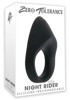 Night Rider Vibrating Cock Ring Black