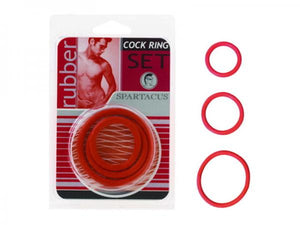 Rubber C Ring Set Red