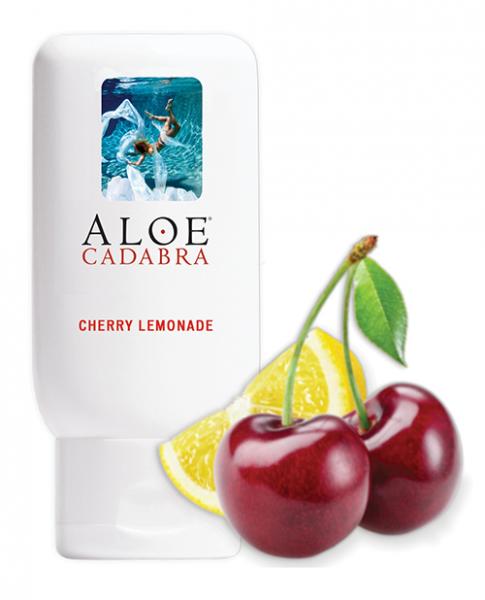 Aloe Cadabra Organic Lubricant 2.5 Oz Bottle Cherry Lemonade