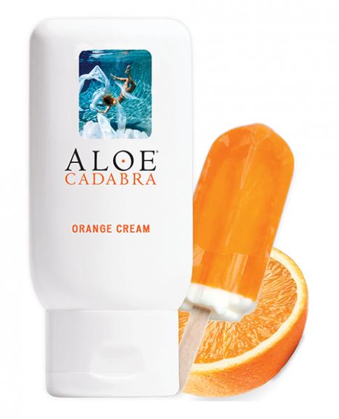 Aloe Cadabra Organic Lubricant 2.5 Oz Bottle Orange Cream