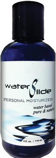 Water Slide Personal Lubricant W/Carrageenan 4 Oz Bottle