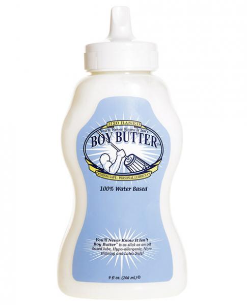 Boy Butter H2 O Lubricant Squeeze Bottle 9oz