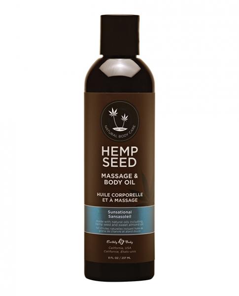 Earthly Body Massage & Body Oil 8 Oz Sunsational