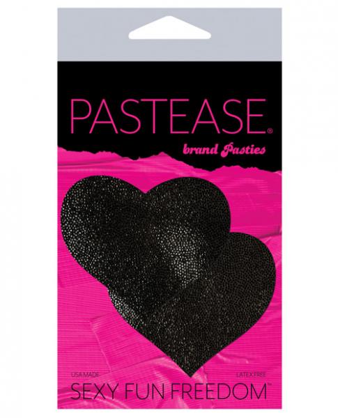 Pastease Liquid Heart Black O/S