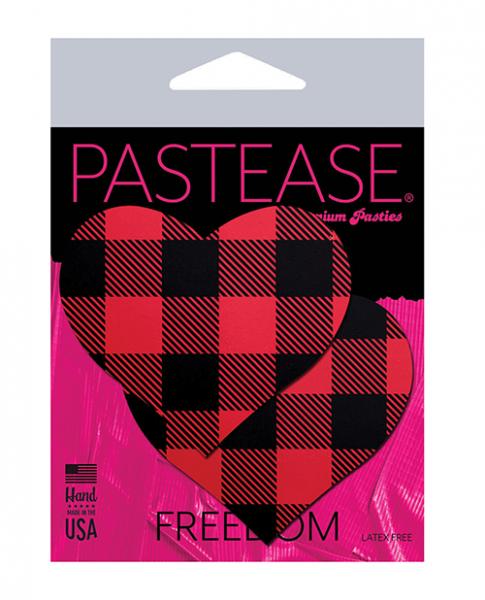 Pastease Premium Holiday Hearts Plaid O/S