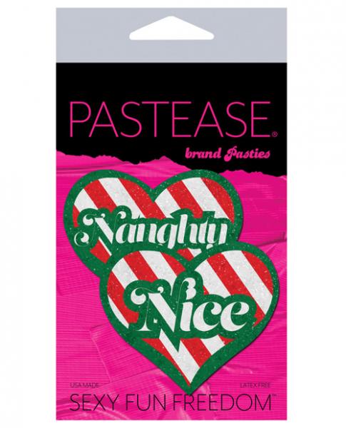 Pastease Naughty/Nice Candy Canes Heart Multicolors O/S