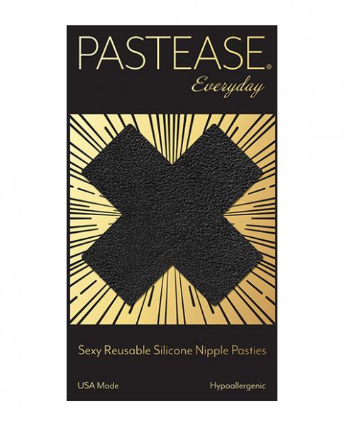 Pastease Reusable Luxury Suede Cross Black O/S