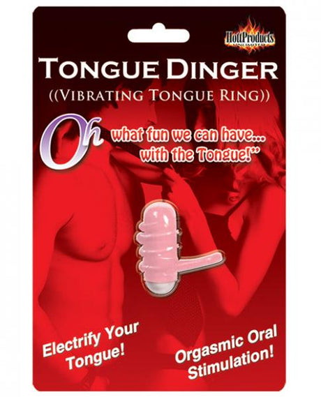 Tongue Dinger Vibrating Tongue Ring Pink