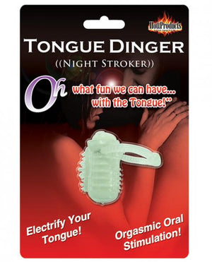 Tongue Dinger Glow In The Dark Vibrating Ring