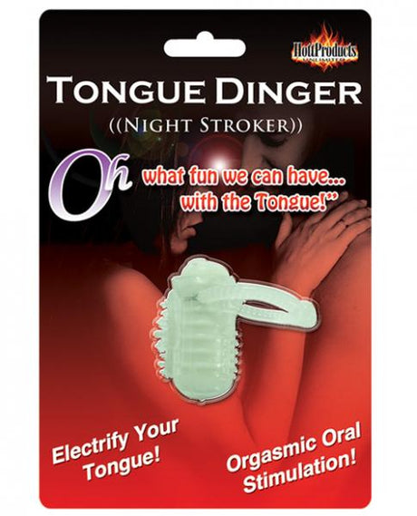 Tongue Dinger Glow In The Dark Vibrating Ring