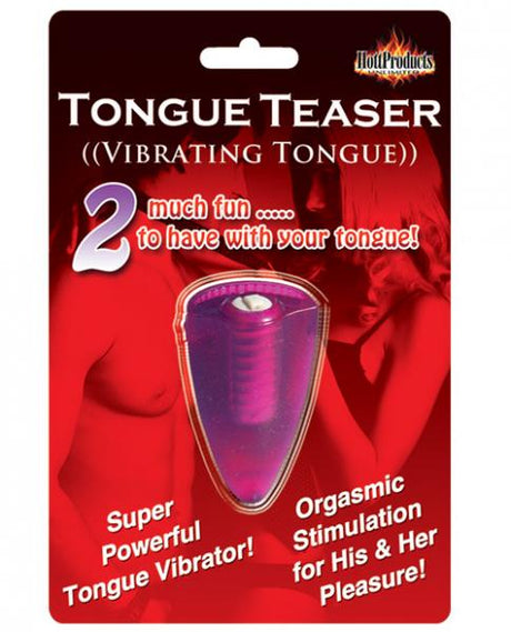 Tongue Teaser Silicone Oral Vibrator Purple