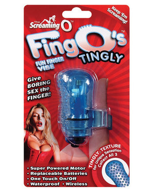 Fing O Finger Massager Blue Tingly