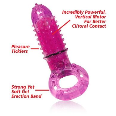 O Yeah Super Powered Vertical Vibrating Ring Assorted Colors