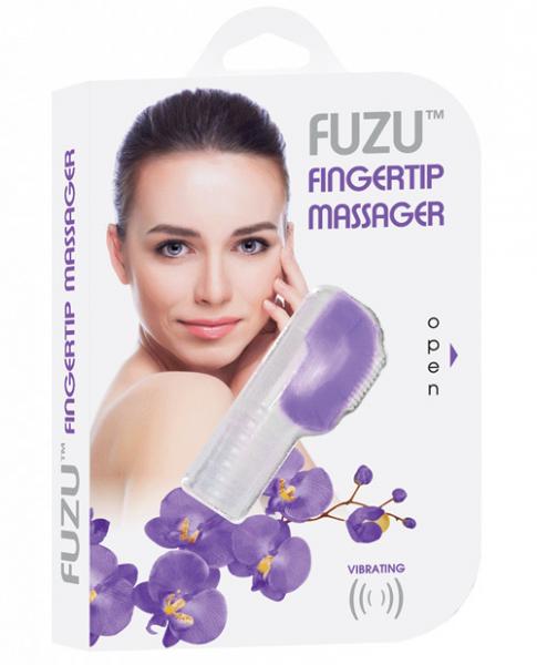 Fuzu Vibrating Fingertip Massager Neon Purple