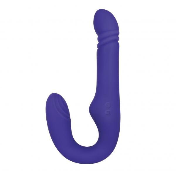 Adam & Eve Eve's Ultimate Thrusting Strapless Strap On Purple