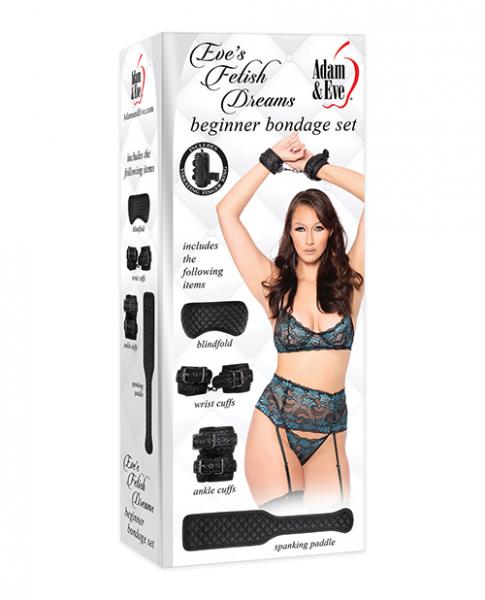 Fetish Dreams Beginner Bondage Set Black