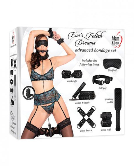 Adam & Eve's Fetish Dreams Advanced Bondage Set Black