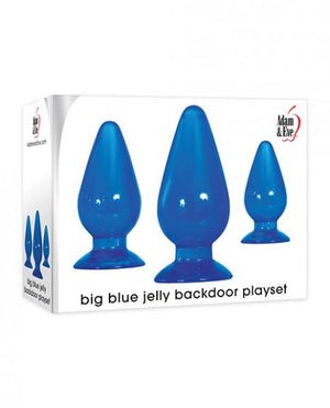 Adam & Eve Big Blue Jelly Backdoor Playset Blue