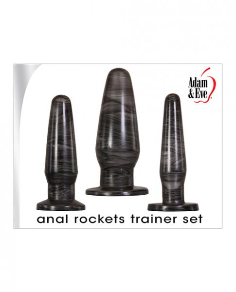 Adam & Eve Anal Rockets Trainer Set Grey