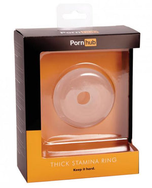 Porn Hub Thick Stamina Ring Clear