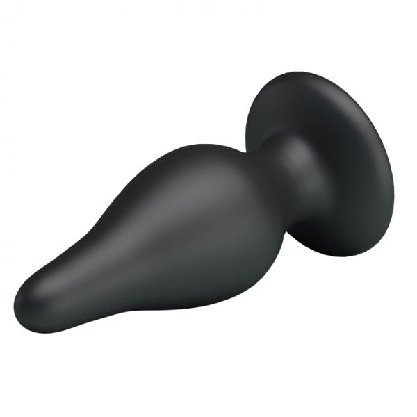 Pretty Love 6.1 Inches Sturdy Silicone Anal Plug Black