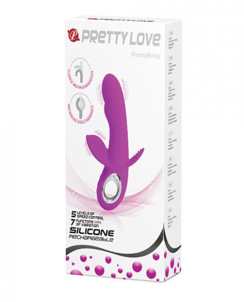 Pretty Love Humphrey Bendable Front & Back Rabbit Fuchsia