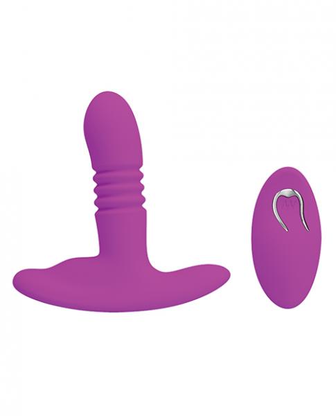 Pretty Love Heather Thrusting Butt Plug Fuchsia