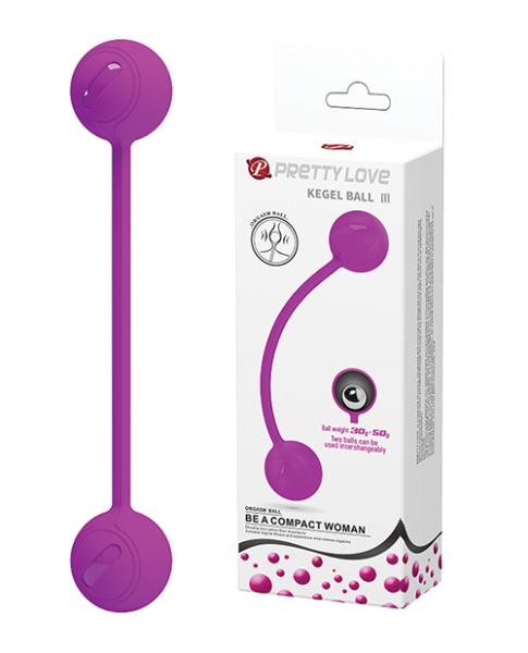 Pretty Love Weighted Silicone Kegel Ball Iii Fuchsia