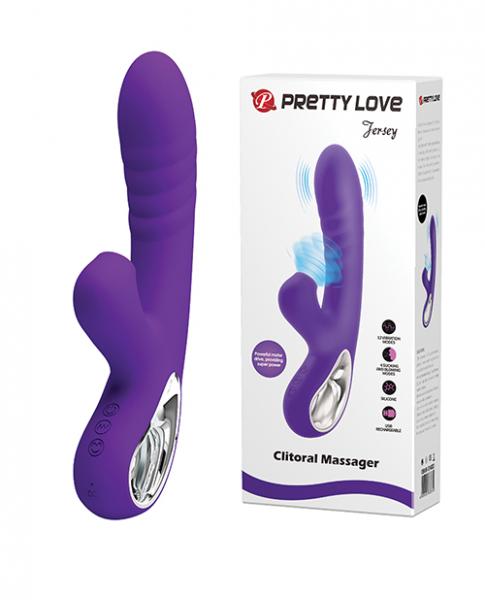 Pretty Love Jersey Sucking & Vibrating Rabbit Purple