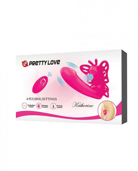 Pretty Love Katherine Wearable Butterfly Vibrator Fuchsia