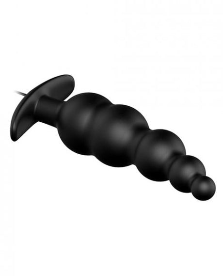 Pretty Love Vibrating Bead Butt Plug Black