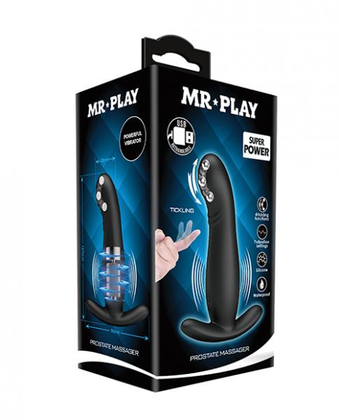 Mr. Play Rolling Bead Prostate Massager Black