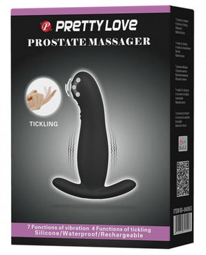 Pretty Love Vibrating Prostate Massager 7 Function Black