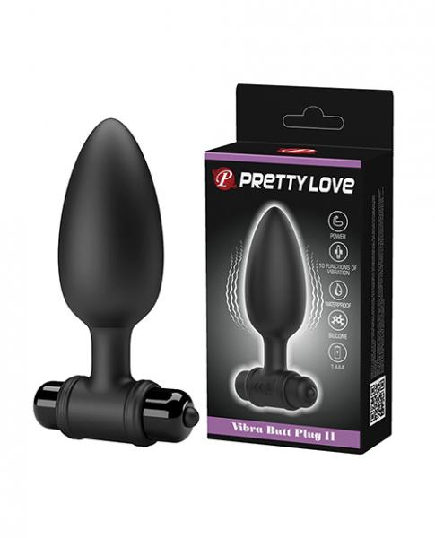 Pretty Love Vibra Butt Plug Ii Black