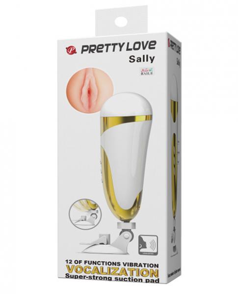 Pretty Love Sally Stroker 12 Function White Gold