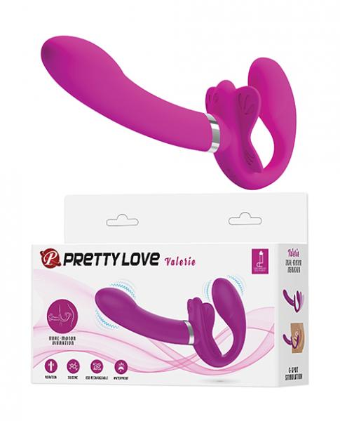 Pretty Love Valerie Strapless Strap On Fuchsia
