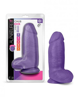 Au Naturel Bold Chub Dildo 10 In. Purple