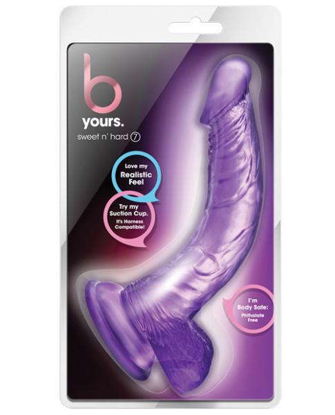 Sweet N Hard 7 Purple Realistic Dildo