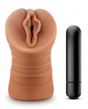 M For Men Sofia Mocha Tan Vagina Stroker