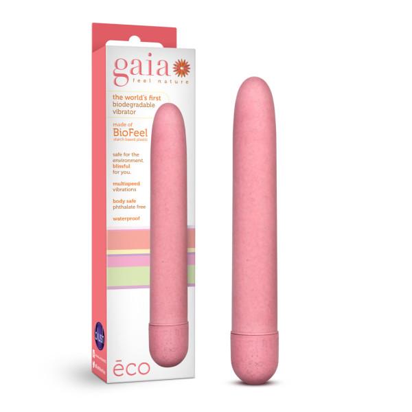Gaia Biodegradable Vibrator Eco Pink