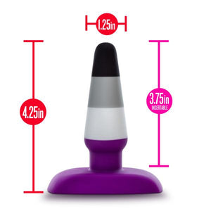 Avant Pride P7 Ace Purple Butt Plug Purple