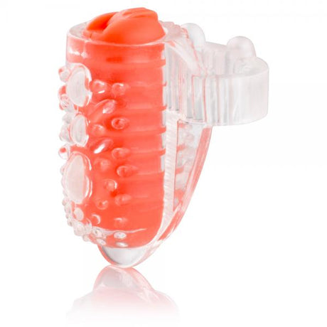 Color Pop Quickie Lingo Vibrating Tongue Ring Orange
