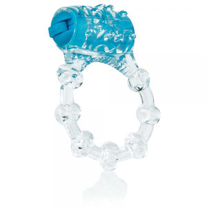 Color Pop Quickie Vibrating Ring Blue