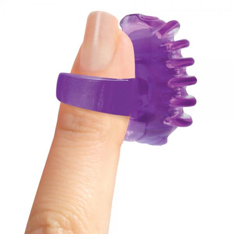 Fingo Tips Purple Fingertip Vibrator Purple